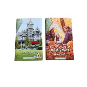 Harlequin Heartwarming Romance PB Lot of 2 Larger Print 2021 Denman Agler